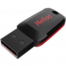 USB Flash Drive 64Gb Netac U197, Black/Red (NT03U197N-064G-20BK)