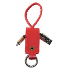 Кабель USB <-> microUSB, Red, Voltex  Брелок, 2A