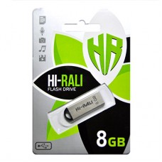 USB Flash Drive 8Gb Hi-Rali Fit series Silver (HI-8GBFITSL)
