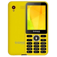 Мобільний телефон Sigma X-style 31 Power Yellow, 2 Mini-Sim