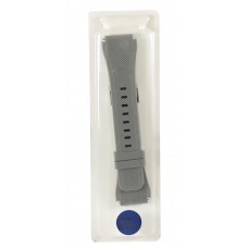Ремешок силиконовый ребристый для Samsung Gear S3 / S4, 22 mm, SILICONE, Grey