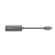 Мережевий адаптер USB Type C - Ethernet, Trust Dalyx, Grey, 1000 Мбіт/с, 20 см (23771)