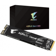 Твердотельный накопитель M.2 500Gb, Gigabyte AORUS Gen4, PCI-E 4.0 4x (GP-AG4500G)