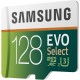 Карта пам'яті microSDXC, 128Gb, Class10 UHS-I U3, Samsung EVO Select, SD адаптер (MB-ME128HA/EU)