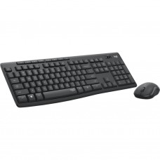 Комплект бездротовий Logitech MK295, Graphite, клавіатура + миша (920-009807)