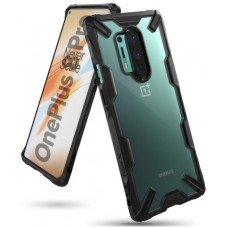 Накладка силіконова для OnePlus 8 Pro, Ringke Fusion X, Black (RCO4744)