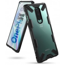 Накладка силіконова для OnePlus 8, Ringke Fusion X, Black (RCO4743)