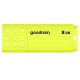 USB Flash Drive 8Gb Goodram UME2 Yellow (UME2-0080Y0R11)
