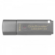 USB 3.0 Flash Drive 64Gb Kingston DataTraveler Locker+ G3, Silver (DTLPG3/64GB)