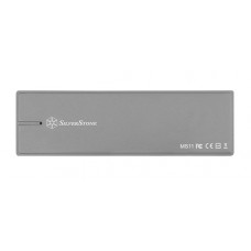 Кишеня зовнішня M.2 SilverStone MS11, Silver, NVMe, USB 3.1, формат 2242/2260/2280, алюмінієвий корпус (SST-MS11C)