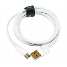 Кабель USB <-> USB Type-C, Konfulon, White, 1 м, 2.1A (DC-06)