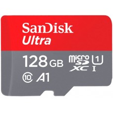 Карта пам'яті microSDXC, 128Gb, Class10 UHS-I A1, SanDisk Ultra, без адаптера (SDSQUAR-128G-GN6MN)
