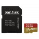 Карта памяти microSDHC, 32Gb, SanDisk Extreme, SD адаптер (SDSQXAF-032G-GN6MA)