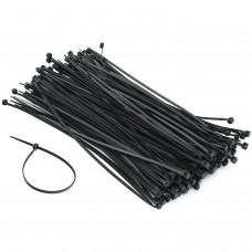 Стяжки для кабеля, 150 мм х 2,5 мм, 100 шт, Black, Patron (PLA-2.5-150-BL)