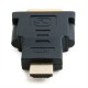 Адаптер DVI (F) - HDMI (M), Extradigital, Black (KBH1686)