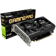 Відеокарта GeForce GTX 1650, Palit, Gaming Pro, 4Gb GDDR6, 128-bit (NE6165001BG1-166A)