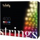 Гірлянда світлодіодна Twinkly Strings RGBW 400, 400LED, 20м, Black (TWS400SPP-BEU)