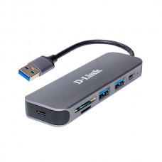 USB 3.0 концентратор D-Link DUB-1325, Black