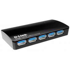 USB 3.0 концентратор D-Link DUB-1370, Black