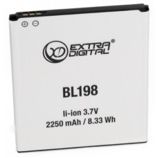 Акумулятор Lenovo BL198, Extradigital, 2250 mAh (BML6362)