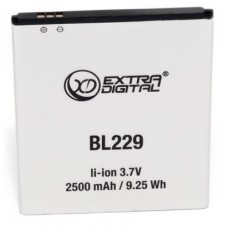 Акумулятор Lenovo BL229, Extradigital, 2500 mAh (BML6366)