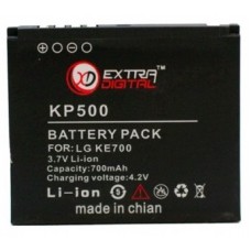 Аккумулятор LG KP500, Extradigital, 700 mAh (DV00DV6066)