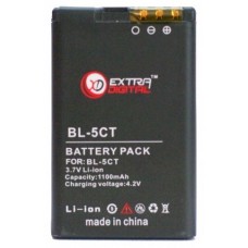 Акумулятор Nokia BL-5CT, Extradigital, 1100 mAh (BMN6275)