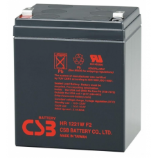 Батарея для ДБЖ 12В 5 Aч CSB, HR1221WF2 12 V 5 Ah, ШхДхВ 90x70x100 (HR1221WF2)