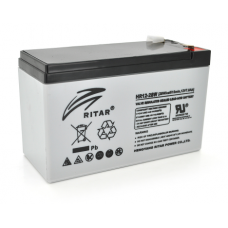 Батарея для ИБП 12В 7Ач AGM Ritar HR1228W Gray Case, 151х65х94 мм, 2.24kg (HR1228W)