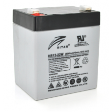 Батарея для ДБЖ 12В 5Ач Ritar HR1222W Gray Case 12V 5.0Ah 90х70х101 мм, 1.55kg (HR1222W)