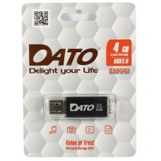 USB Flash Drive 4Gb DATO DS7012 Black, (DS7012B-04G)