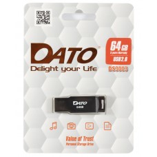 USB Flash Drive 64Gb DATO DS3003 Black, (DS3003B-64G)