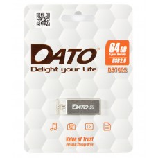 USB Flash Drive 64Gb DATO DS7002 Silver, (DS7002S-64G)