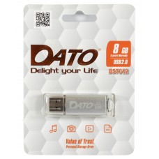 USB Flash Drive 8Gb DATO DS7012 Silver, (DS7012S-08G)
