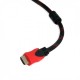Кабель HDMI - HDMI 15 м Extradigital Black/Red, V2.0, позолочені конектори (KBH1790)