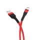 Кабель USB <-> microUSB, Hoco X34, Red, 1.2 м