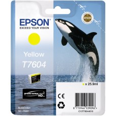 Картридж Epson T7604, Yellow, 25.9 мл (C13T76044010)