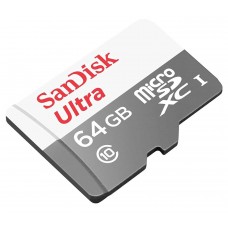 Карта памяти microSDXC, 64Gb, Class10 UHS-I, SanDisk Ultra Light, без адаптера (SDSQUNR-064G-GN3MN)