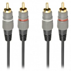 Кабель Audio 2RCA > 2RCA Cablexpert CCAP-202-1.5M 2 тюльпана-(M) > 2 тюльпана (M) 1,5 м
