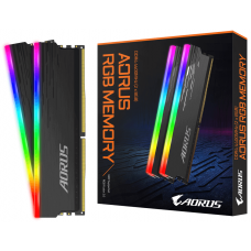 Пам'ять 8Gb x 2 (16Gb Kit) DDR4, 4400 MHz, Gigabyte AORUS RGB, Black (GP-ARS16G44)