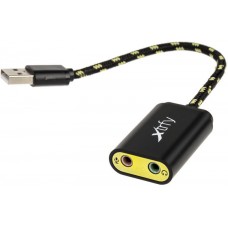 Звукова карта USB 2.0, Xtrfy SC1, Black, для PC/Mac/PS4 (XG-SC1)