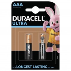 Батарейка AAA (LR03), щелочная, Duracell Ultra, 2 шт, 1.5V