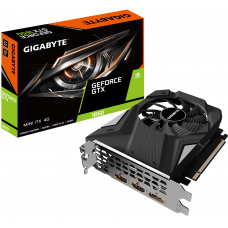 Видеокарта GeForce GTX 1650, Gigabyte, MINI ITX, 4Gb GDDR5, 128-bit (GV-N1650IX-4GD)