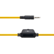 Навушники Canyon HSC-1, Black/Orange, 3.5 мм, регульований мікрофон (CNS-CHSC1BY)