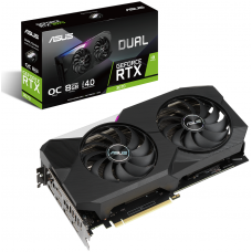 Видеокарта GeForce RTX 3070, Asus, DUAL OC, 8Gb GDDR6, 256-bit (DUAL-RTX3070-O8G)