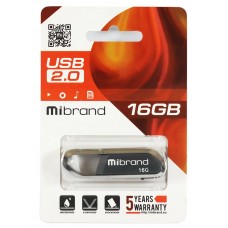 USB Flash Drive 16Gb Mibrand Aligator Grey (MI2.0/AL16U7G)