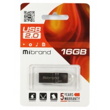 USB Flash Drive 16Gb Mibrand Stingray Grey (MI2.0/ST16U5G)