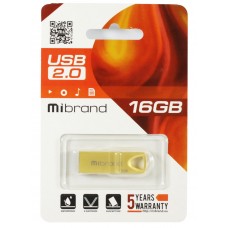 USB Flash Drive 16Gb Mibrand Taipan Gold (MI2.0/TA16U2G)