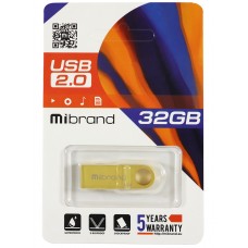 USB Flash Drive 32Gb Mibrand Puma Gold (MI2.0/PU32U1G)