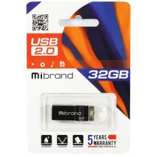 USB Flash Drive 32Gb Mibrand Chameleon Black (MI2.0/CH32U6B)